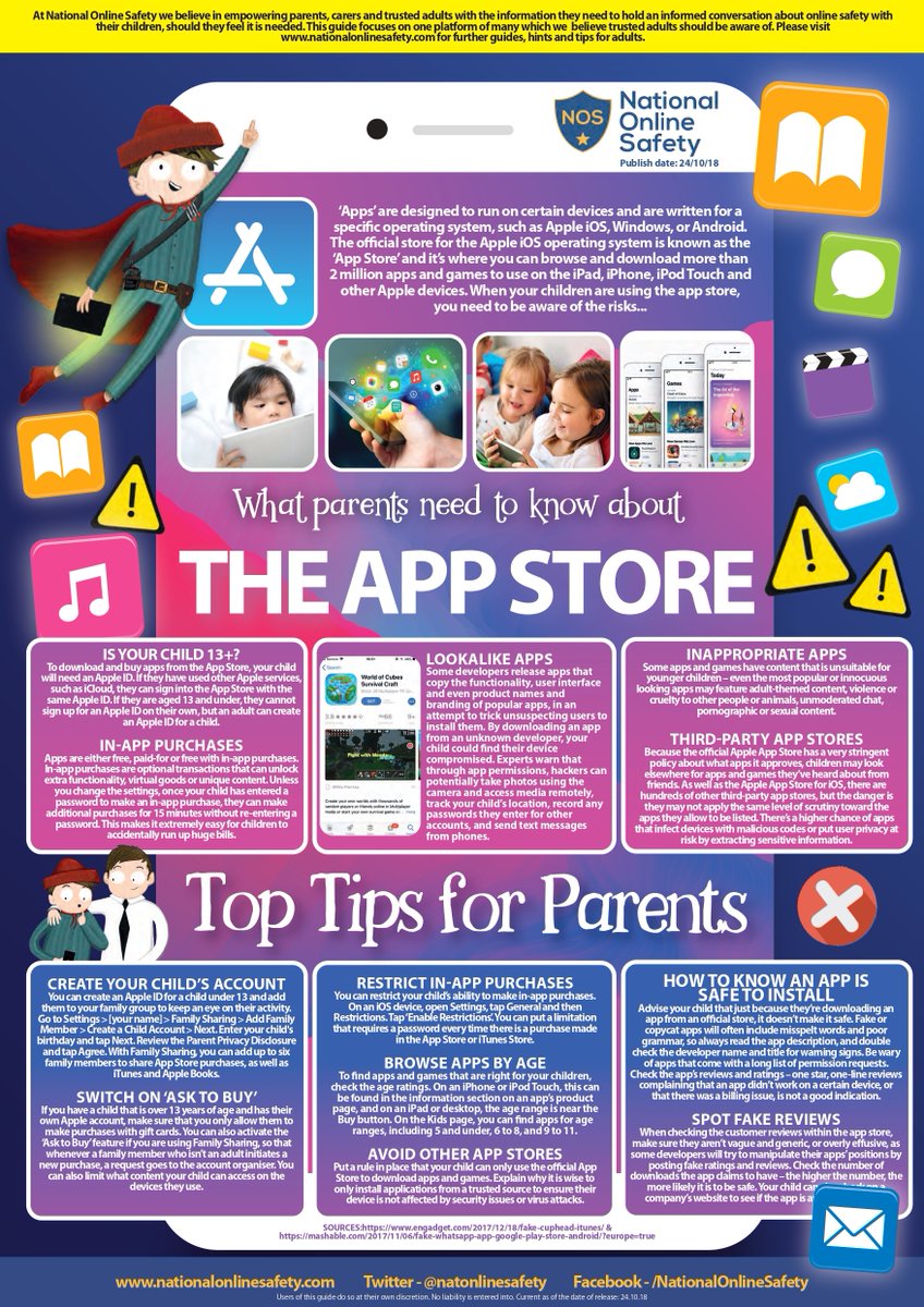 LyonParkPrimary's tweet image. Essential info for parents about the App Store 📱🔍 #ParentalGuidance #AppStoreTips