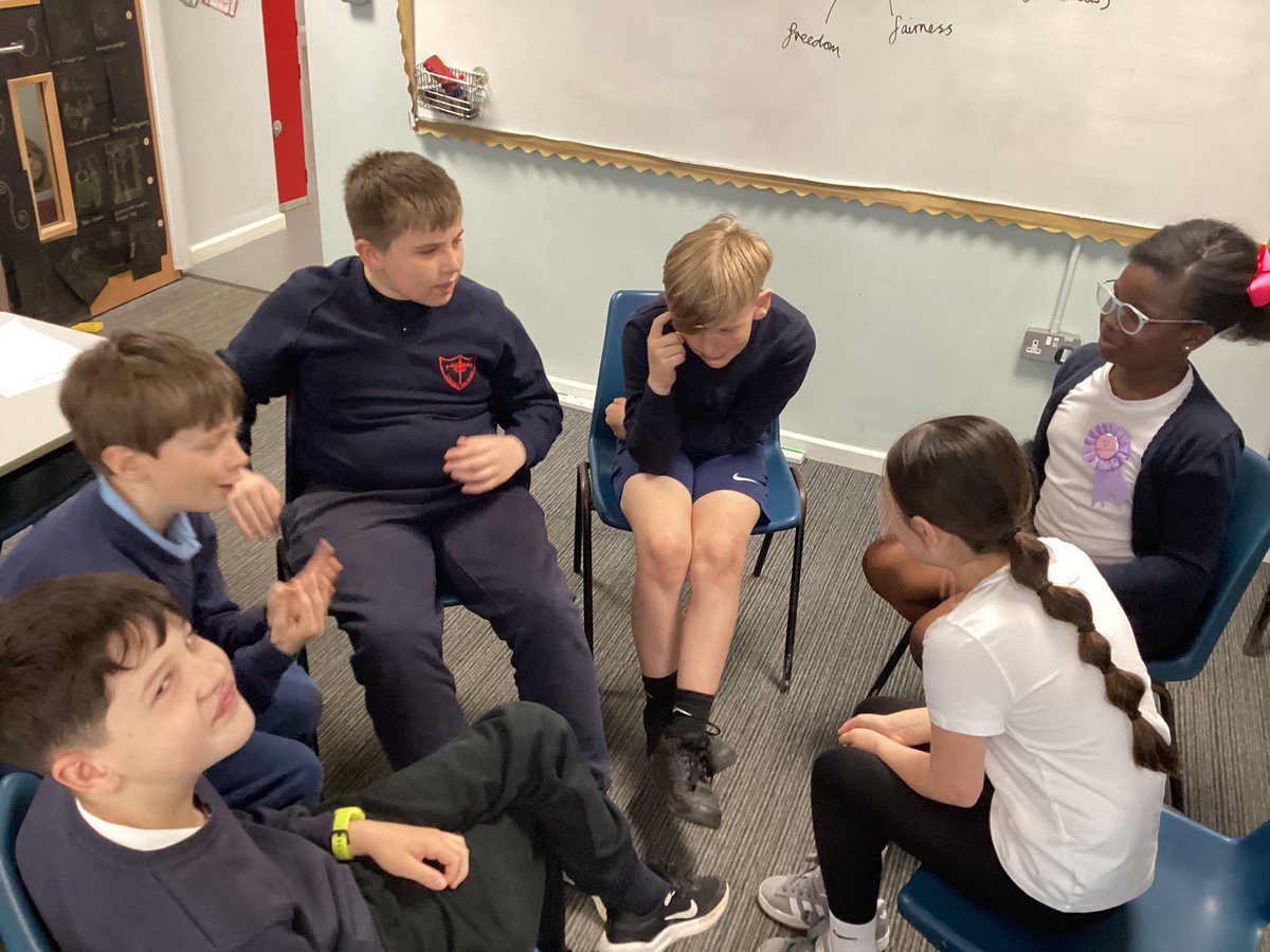 ctkrcps's tweet image. As part of our work for #SLD25 Y5 worked in groups to share how we would react to different scenarios. Great discussions about how racism and discrimination should be challenged and never tolerated. @sldayfdn #poweroflearning #knowledgechangeseverything