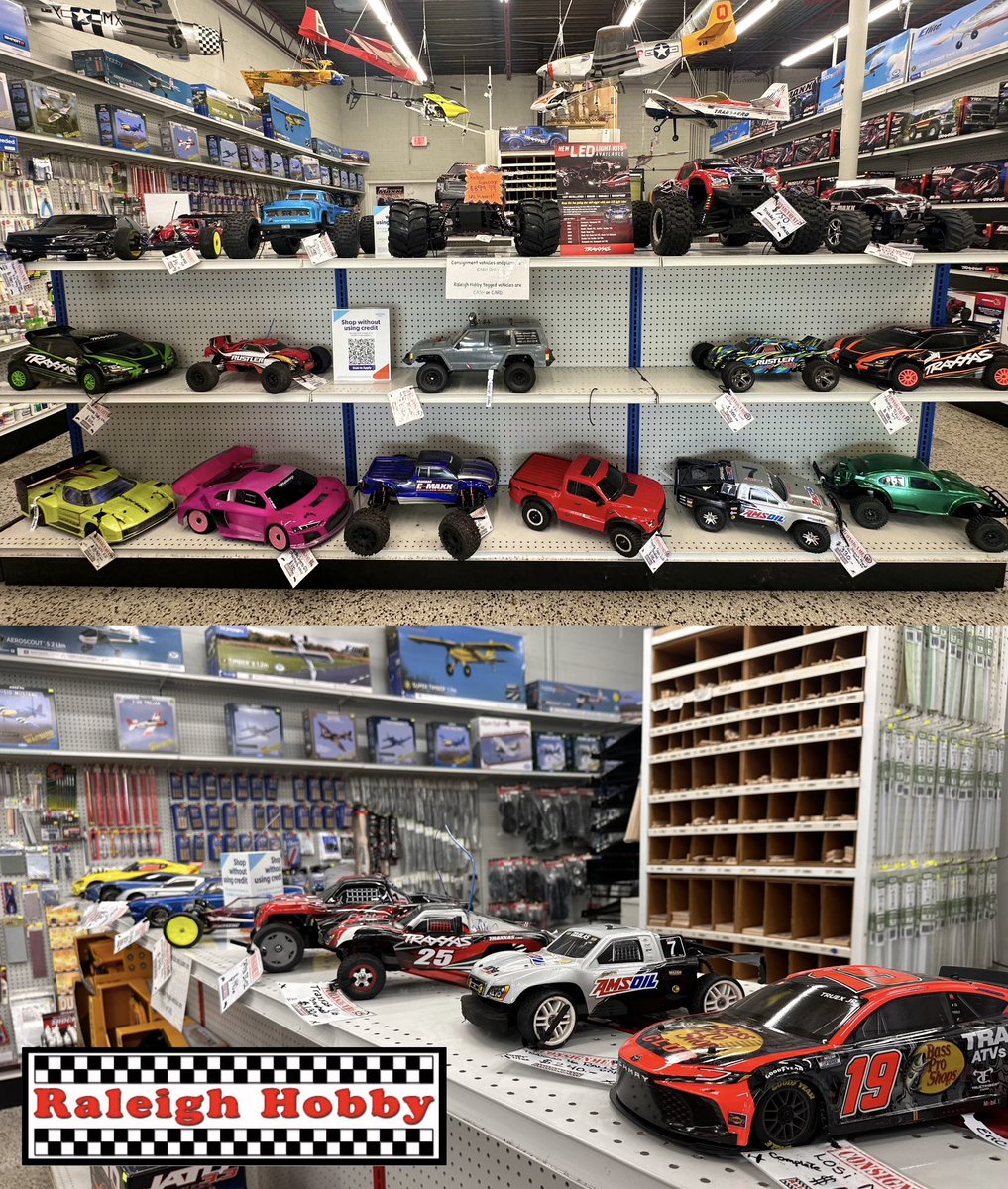 Prices are going up but we are dropping ours!🤑
We have officially lowered all of our USED rc vehicle prices. 

Raleigh Hobby
📍4505 Fayetteville Road Raleigh, NC 27603📍
Open Monday-Saturday 8am-5pm