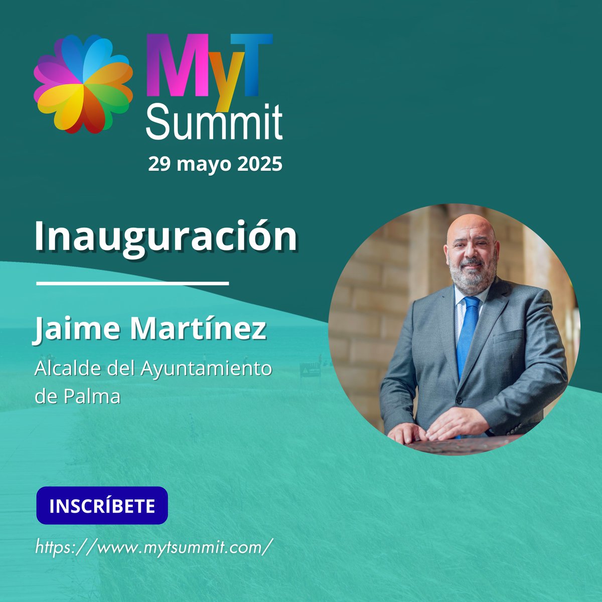 📣 Jaime Martínez Llabrés, Alcalde de Palma se une a nosotros en el #MyTSummit2025 para inaugurar la VI edición del evento de referencia en Turismo de Baleares.
📅 29 mayo · GPRO Valparaíso · Palma
👉 ¡Inscríbete ya! Plazas limitadas
🔗 mytsummit.com

#MyTSummit