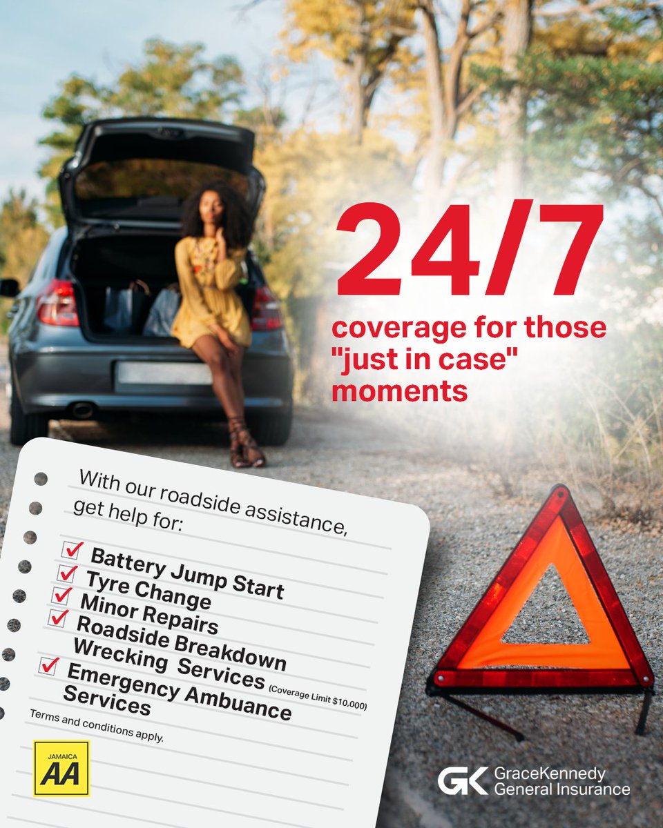 Stuck on the side of the road this Easter? Not on our watch! 🚗💨 GKGI’s Roadside Assistance is here for the 'oops' moments.

Tell us your funniest road trip fail in the comments below.

Remember, we’ve got your back when things go wrong!

#Becausewecare #JAA #GKGI