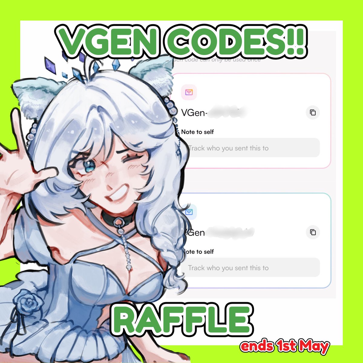 As you know..I’m a Vgen artist! I got into this platform because of a kind person who gave me the code, so I want to do this for you! 🩵

Send your best artworks and I will choose two people to GIVE a VGEN CODE !

- NO AI, will ask for layers and speedpaint
- Follows apreciated<3