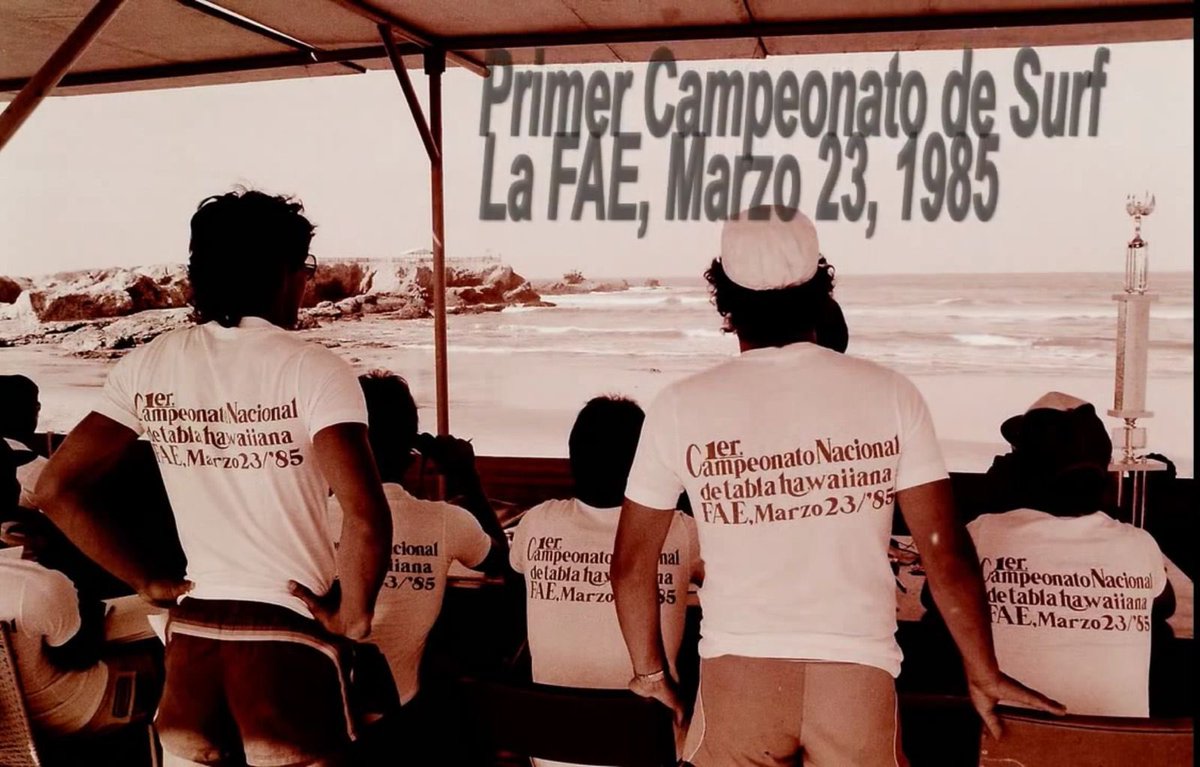 DiegoArcos14's tweet photo. Mañana, en Montañita, se inicia “La Punta Classic”, el torneo de surf más esperado del año. Aprovecho la oportunidad para recordar los 40 años de aniversario del primer torneo oficial  que se realizó en la FAE https://t.co/p7RIrp3Wr1