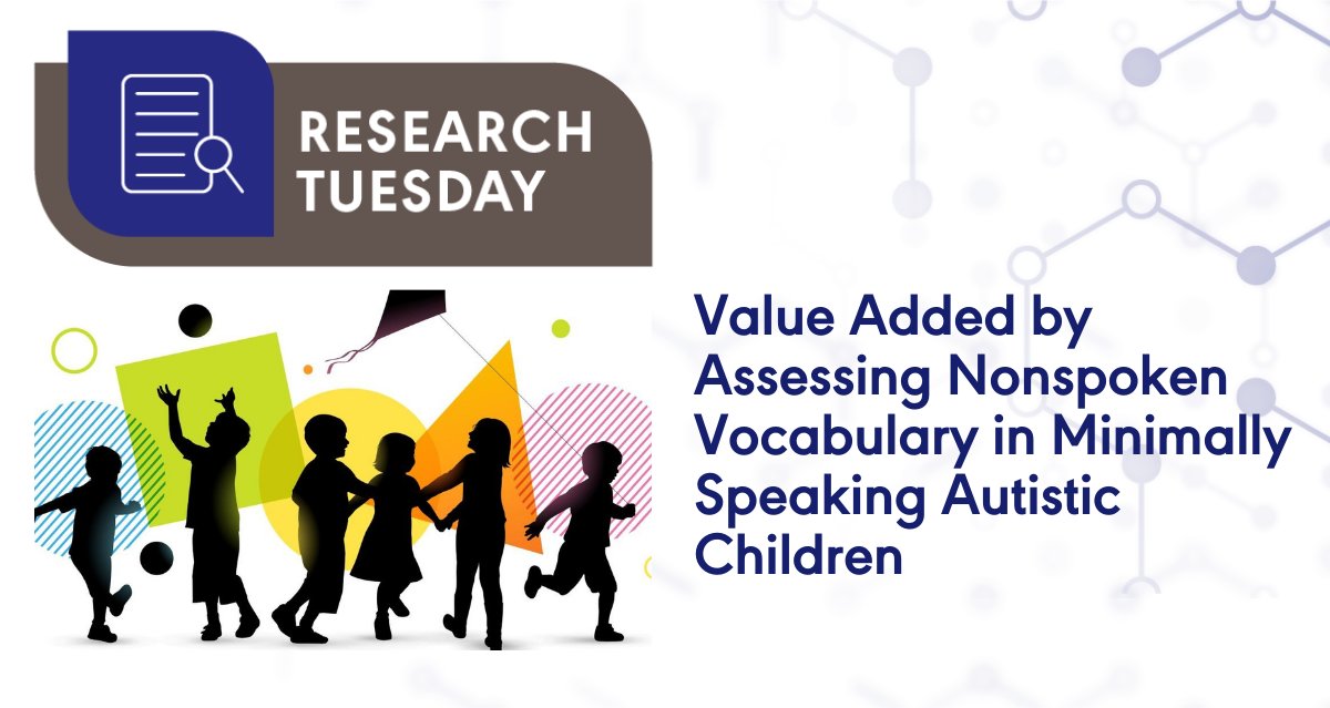 ASHA (@ashaweb) on Twitter photo #ResearchTuesday! Authors in #AJSLP show importance of including spoken and nonspoken communication when assessing the expressive vocabulary of minimally speaking autistic children: at.asha.org/Ca
<a href="/ASHAJournals/">ASHA Journals</a> <a href="/SIGPerspectives/">SIGPerspectives</a> <a href="/CSDisseminate/">CSDisseminate</a> #Autism #WorldAutismMonth #ResearchTuesday! Authors in #AJSLP show importance of including spoken and nonspoken communication when assessing the expressive vocabulary of minimally speaking autistic children: at.asha.org/Ca
<a href="/ASHAJournals/">ASHA Journals</a> <a href="/SIGPerspectives/">SIGPerspectives</a> <a href="/CSDisseminate/">CSDisseminate</a> #Autism #WorldAutismMonth