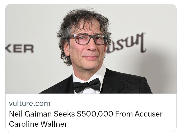 Reminder while people are boycotting all things JK Rowling related, don't forget to include this asshole too.

Neil Gaiman is such a true disappointment of a human being.