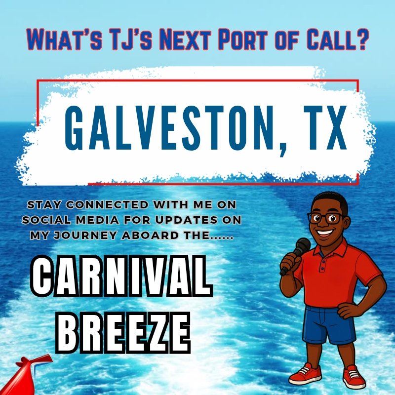 itstjmitchell's tweet photo. Touchin’ down in Texas and takin’ off on Carnival Breeze—ready to cruise, groove, and yeehaw with y’all! 🎉🤠🚢

Signing On- Sept 8th 2025 
Signing Off- Feb 14th 2026

All my TX Friends and Family I be home soon. Let's make plans and memories ✨️ 😌 

#Texas #CarnivalCruise https://t.co/au0YUBgydj