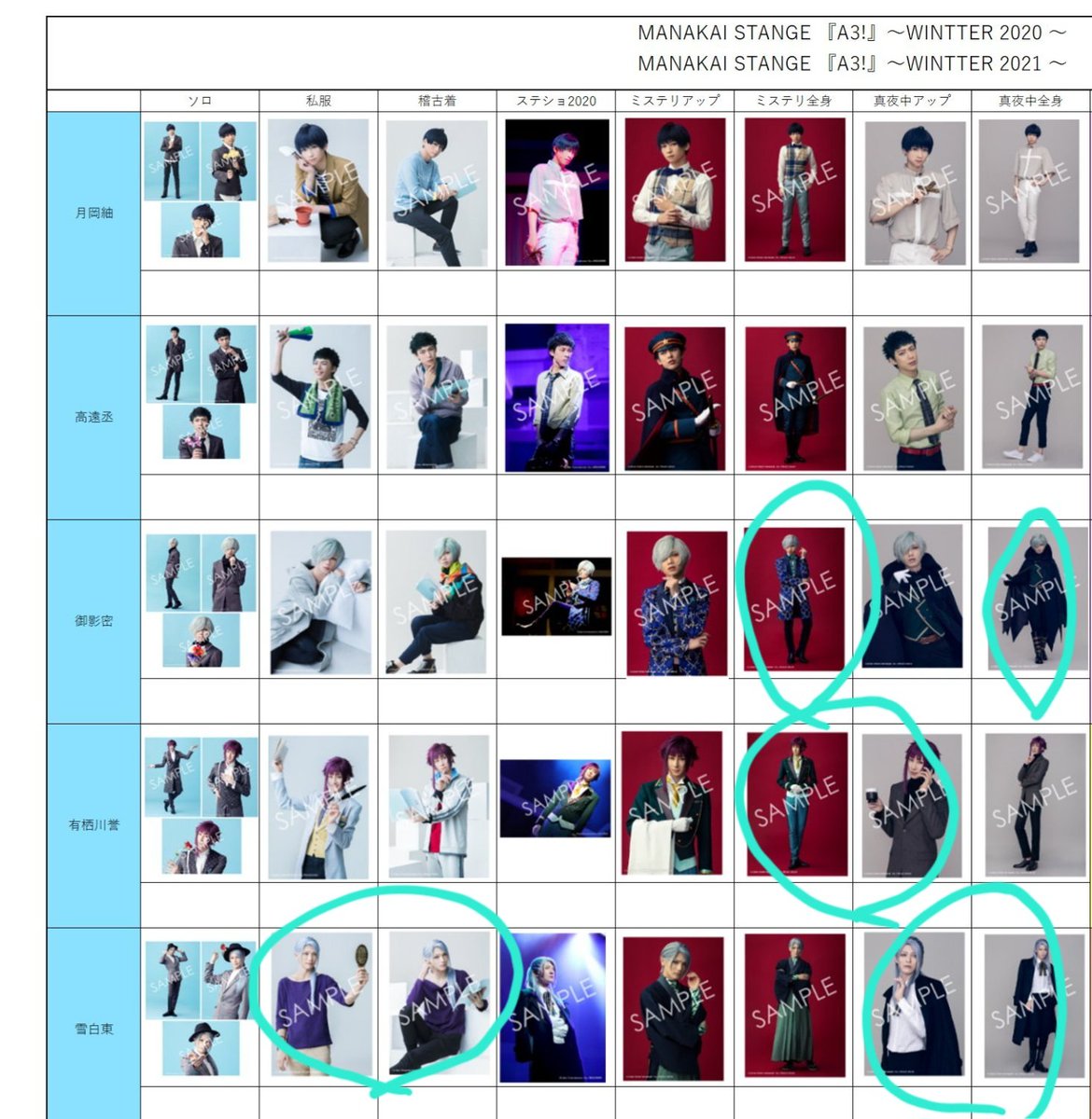 imaima_ii's tweet image. 【交換/譲渡】
MANKAI STAGE A3!　ランブロ
ランダムブロマイド　エーステ

画像添付の過去ブロマイドを求めています。
現在交換出しているものや過去ブロマイドとの交換可能です。
お心当たりがある方はよろしくお願い致します。

※1枚目の最優先は買取もしますがそれ以外はすべて交換でお願いします