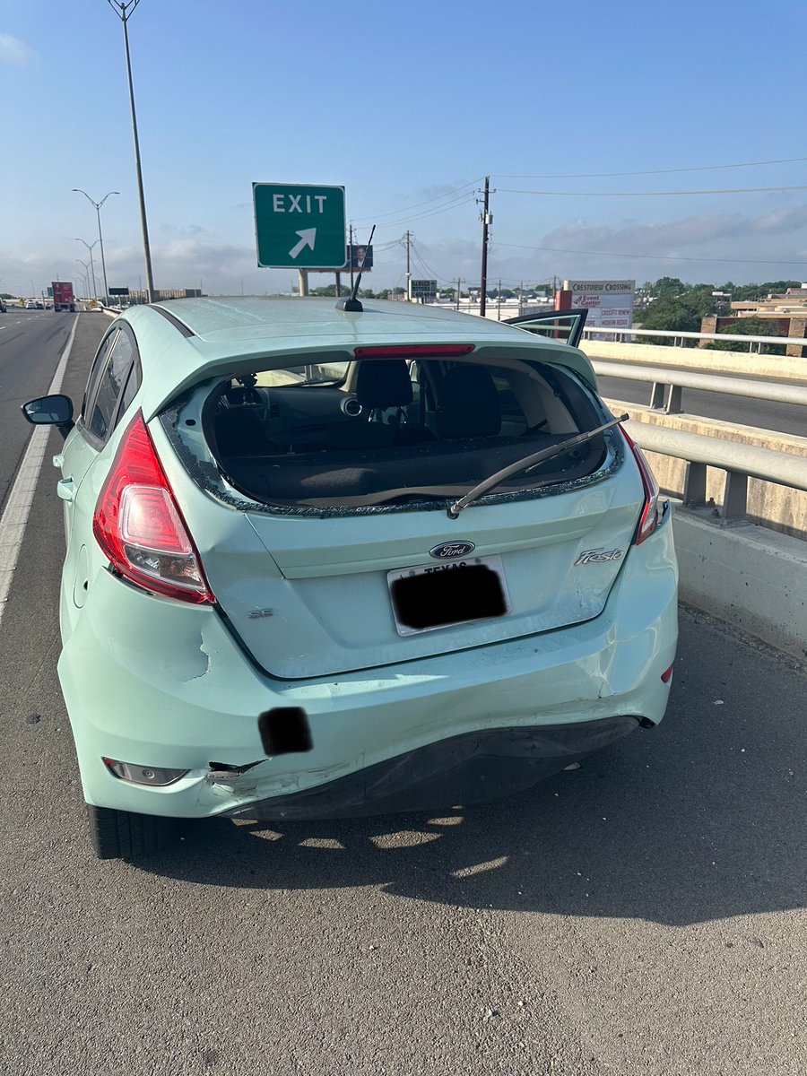 lost 2 good stickers to a rear end accident today 😔😔 (i am okay!!!!)