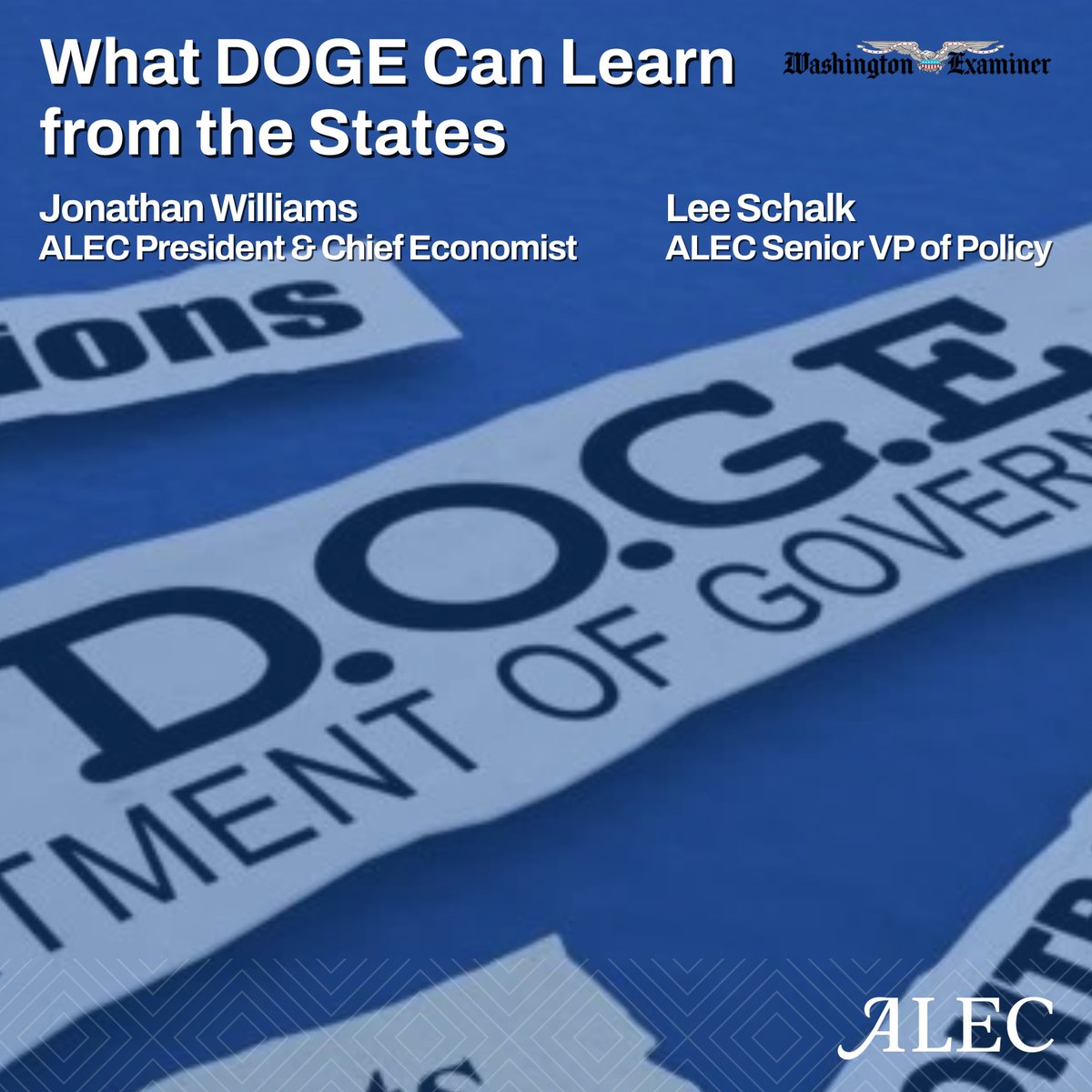 American Legislative Exchange Council (@alec_states) on Twitter photo The states are ripe with examples of successful cost-cutting measures. <a href="/Taxeconomist/">Jonathan Williams</a> & <a href="/1eescha1k/">Lee</a> in <a href="/dcexaminer/">Washington Examiner</a> highlight how DOGE can follow statesā lead with balanced budgets & performance-based reform.
alec.org/article/what-dā¦
#DOGE #Budgets The states are ripe with examples of successful cost-cutting measures. <a href="/Taxeconomist/">Jonathan Williams</a> & <a href="/1eescha1k/">Lee</a> in <a href="/dcexaminer/">Washington Examiner</a> highlight how DOGE can follow statesā lead with balanced budgets & performance-based reform.
alec.org/article/what-dā¦
#DOGE #Budgets