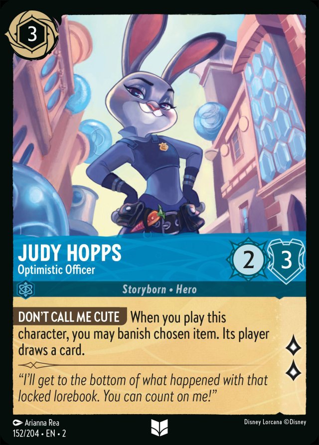 INKTOBI (@tobionekinobi) on Twitter photo Winning in our tuesday local tournament with 18 players. Who needs HIRAM when JUDY HOPPS save the day.
G1: 2-0 🟡⚪️ song
G2: 2-0 🔴🟣
G3: 2-1 🔵⚪️
<a href="/ink_decks/">inkDecks: Lorcana Decks</a> <a href="/DisneyLorcana/">Disney Lorcana</a> #Lorcana Winning in our tuesday local tournament with 18 players. Who needs HIRAM when JUDY HOPPS save the day.
G1: 2-0 🟡⚪️ song
G2: 2-0 🔴🟣
G3: 2-1 🔵⚪️
<a href="/ink_decks/">inkDecks: Lorcana Decks</a> <a href="/DisneyLorcana/">Disney Lorcana</a> #Lorcana