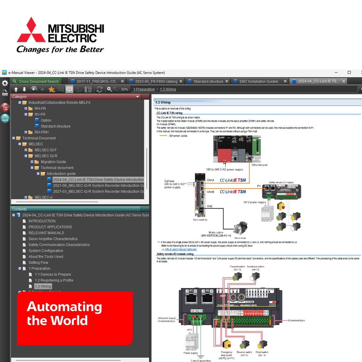 ¡Celebramos #SantJordi #DíaDelLibro combinando la lectura y la #innovación tecnológica!🌹📖
Descubre las funciones de #eManualViewer, nuestra plataforma digital que permite a los usuarios obtener los últimos manuales técnicos y otra información necesaria.
es.mitsubishielectric.com/fa/products/cn…