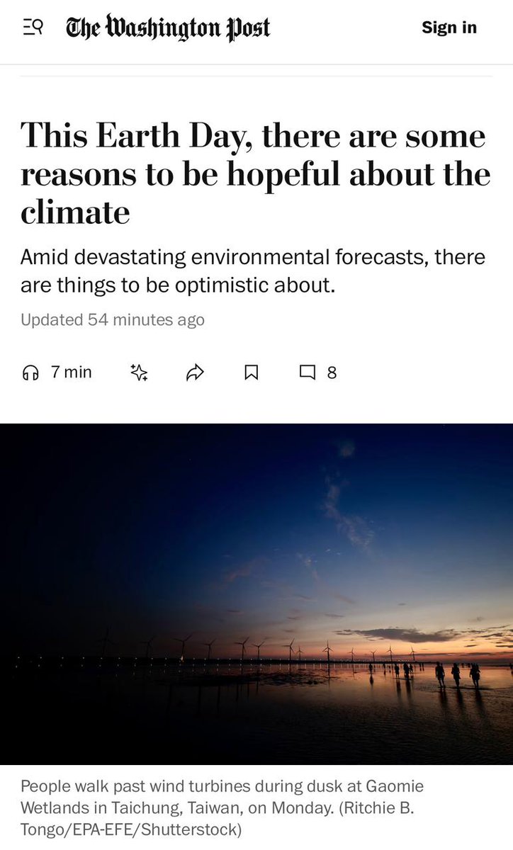 Dr. Cássio Cardoso Pereira (@cssiopereira4) on Twitter photo 🌎Today is #EarthDay, and this news came out on <a href="/washingtonpost/">The Washington Post</a> cited our article "The 2024 state of the climate report: Perilous times on planet Earth":
🔗washingtonpost.com/climate-enviro…
🔗doi.org/10.1093/biosci… 🌎Today is #EarthDay, and this news came out on <a href="/washingtonpost/">The Washington Post</a> cited our article "The 2024 state of the climate report: Perilous times on planet Earth":
🔗washingtonpost.com/climate-enviro…
🔗doi.org/10.1093/biosci…