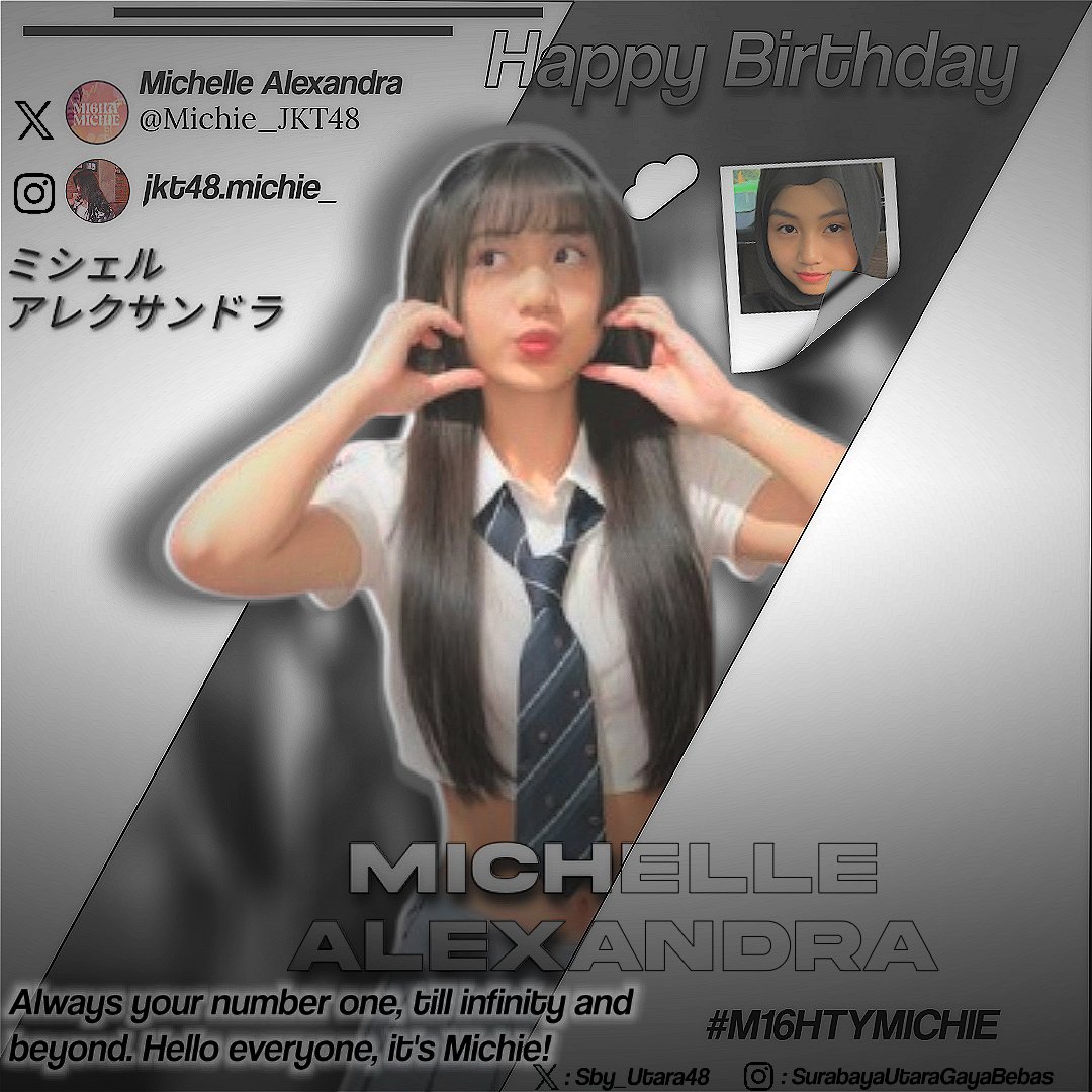 Happy birthday bubub🤍🤍, semoga yang diinginkan segera tercapai, sehat selalu dan selalu memberikan energi positif kepada fans, HBD KESAYANGAN MIMIN😍😍🤍🤍🤍

#M16HTYMICHIE