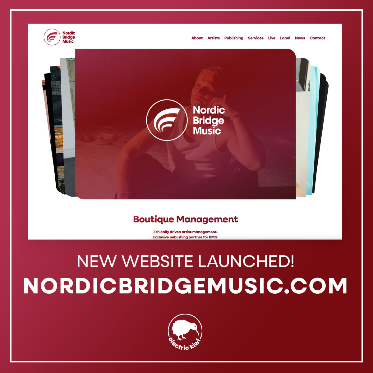Excited to launch a new website for my friends at Nordic Bridge Music, a new British 🇬🇧 x Finnish 🇫🇮 boutique management company for artists and songwriters.
nordicbridgemusic.com