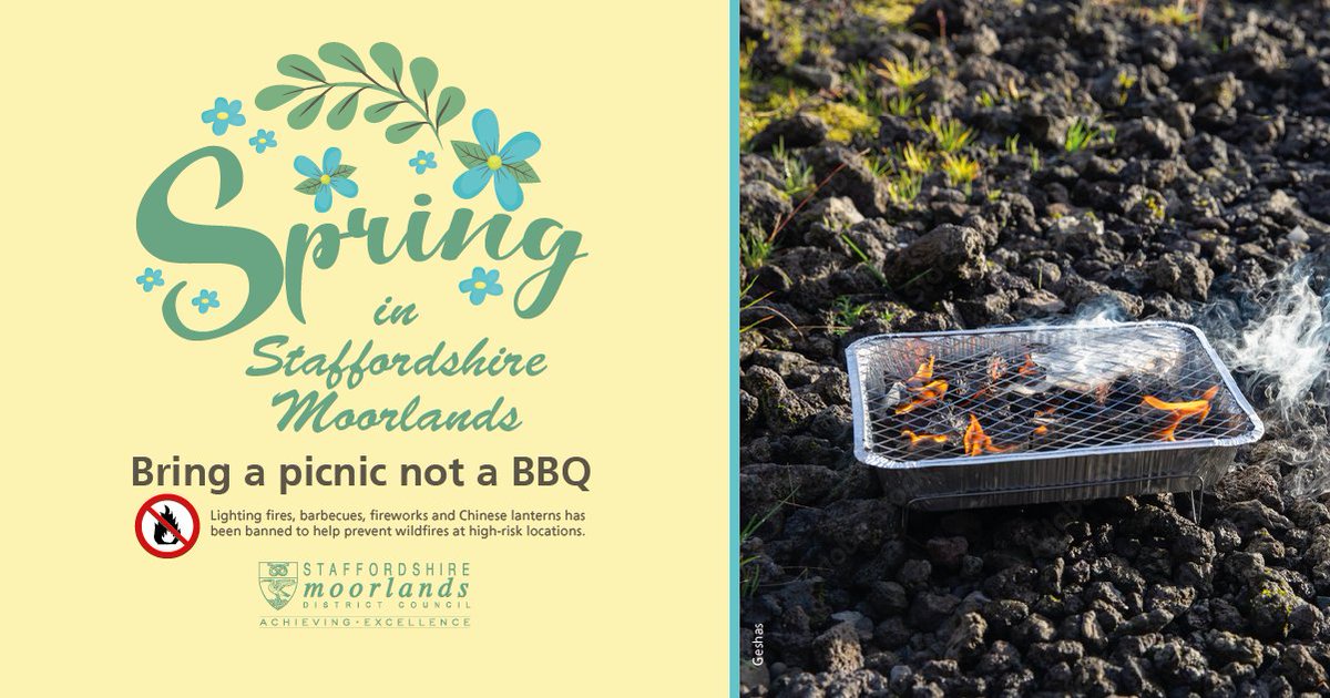 We've seen the absolute devastation a disposable BBQ can do to our beautiful countryside, and the wildlife and livestock which lives there.

If you're heading out, pack a picnic NOT a BBQ and visit responsibly this spring.