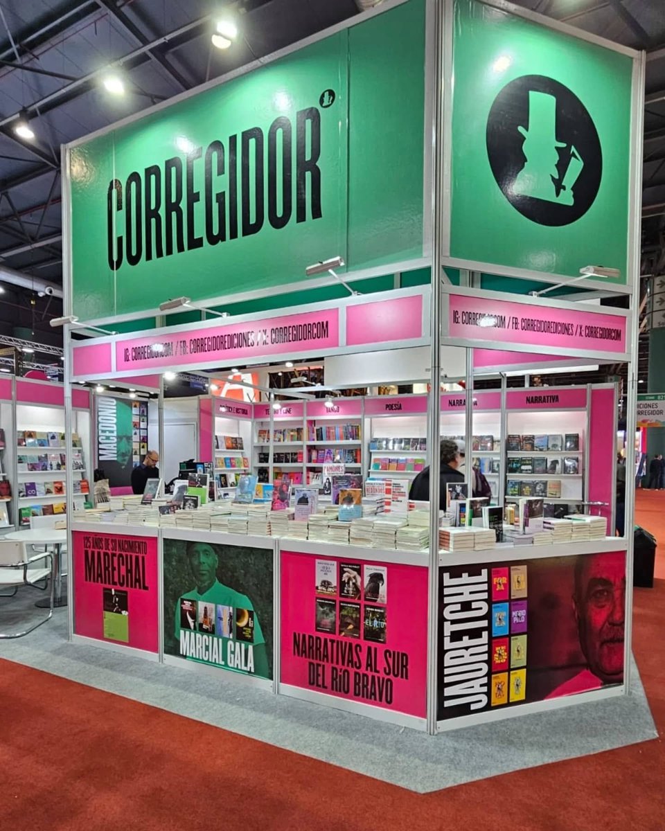corregidorcom's tweet photo. ¡Ya abrimos! Les esperamos con todo nuestro catálogo 📚
🎊Hoy comienzan las jornadas profesionales en la Feria del Libro de Buenos Aires @ferialibro y el jueves abre sus puertas al público. Ya estamos con todo listo para encontrarnos en el STAND 821 PABELLÓN VERDE. https://t.co/VJDL8kXtBx