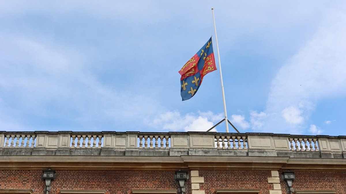 As Eton College returns for the Summer term, our flag is flying at half mast following the sad news of the passing of Pope Francis.