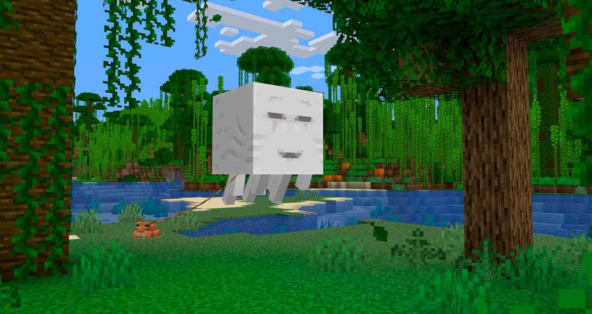 Minecraft's tweet image. Don’t leash your creativity, let it roam free!
Leads are now available in Bedrock beta/preview. Leash multiple mobs together or attach them to entities like boats. Learn more: aka.ms/UnleashYourIma…