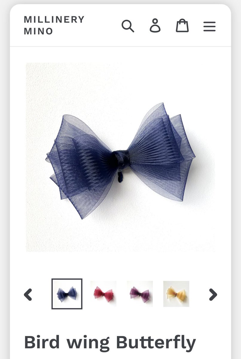 Ribbon headband – millinery mino