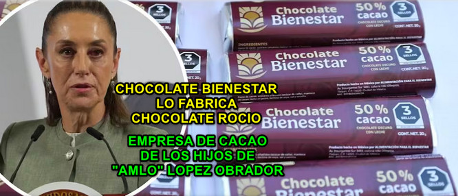 Menny ALERTA DE RIESGO (@mennyvaldz) on Twitter photo PLOOP!!
Mexicanos ahi les va esta dicha por la Sabia Calle de #Teapa #Tabasco donde esta la FINCA ROCIO "CHOCOLATES ROCIO" de los hijos de <a href="/lopezobrador_/">Andrés Manuel</a>
Ellos fabrican el CHOCOLATE BIENESTAR PLOOP!!
Mexicanos ahi les va esta dicha por la Sabia Calle de #Teapa #Tabasco donde esta la FINCA ROCIO "CHOCOLATES ROCIO" de los hijos de <a href="/lopezobrador_/">Andrés Manuel</a>
Ellos fabrican el CHOCOLATE BIENESTAR