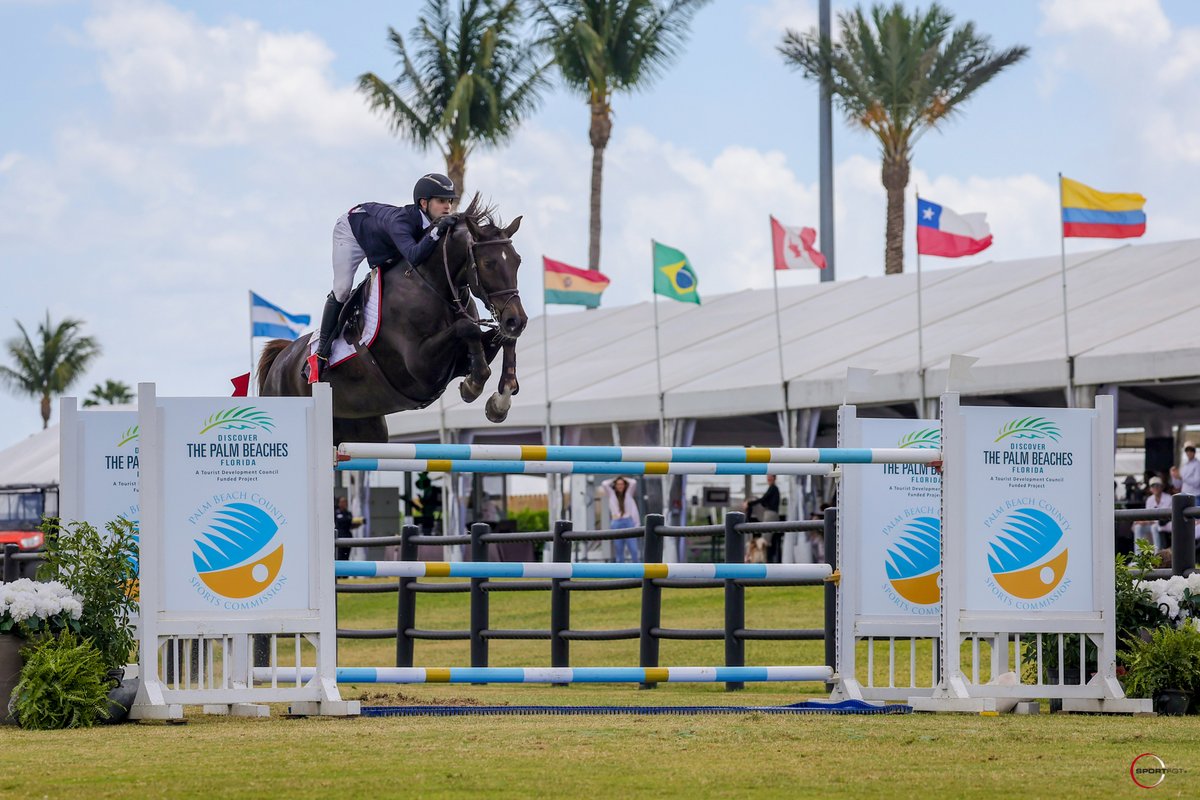 🚨5 wins in 4 days 🚨 Venezuelan Olympian Luis Fernando Larrazabal capped a dream week with victory in the $120,000 Palm Beach County Sports Commission CSI3* Grand Prix. Read more: bit.ly/4cMsGGM