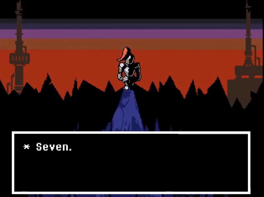 K1DTHEHORIZON's tweet photo. Hey Undyne how many chapters will Deltarune have? https://t.co/VK4nL03edI