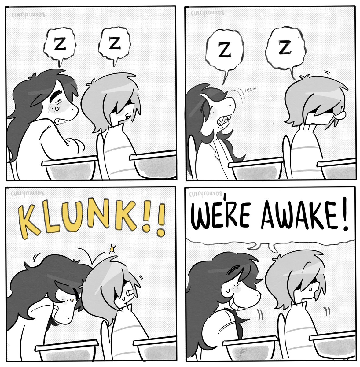 curryroux08's tweet image. kris and susie sleeping in class zzzz mimimi

(based on a peanuts strip 😎)

#deltarune #Deltarunefanart