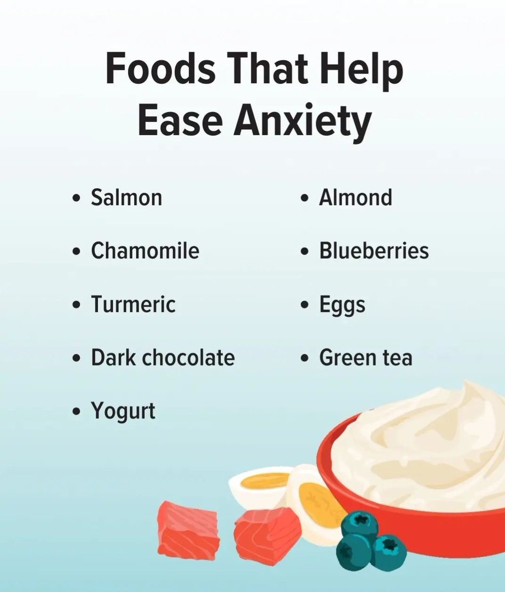 Healthinsurane4's tweet photo. Health & Life Solutions HEALTH TIP:
What you eat & drink may help relieve stress & anxiety. Foods that may help reduce anxiety include avocados, eggs, and oranges, among others.
Some teas, juices, & water are drink options to try.
#WednesdayHealthTip #Anxiety #HI4E https://t.co/7ZX2aGL6P3