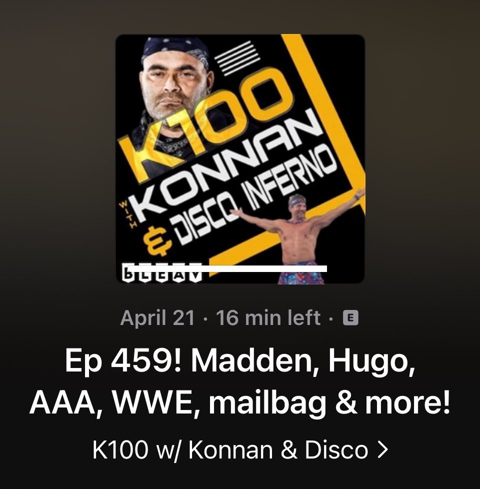 Mike Durband Productions (@mikedurband) on Twitter photo Thanks to Konnan, Delco Joe Feeney and Disco Inferno for having me on “Keepin’ It 💯 with Konnan & Disco” this week to promote the Konnan #MajorBendies figure!
Pick one up at MikeDurband.com!
Listen HERE: podcasts.apple.com/us/podcast/k10…
<a href="/Konnan5150/">Konnan</a> <a href="/TheRealDisco/">Glenn Gilbertti</a> <a href="/K100Konnan/">K100 w/ Konnan & Disco</a> Thanks to Konnan, Delco Joe Feeney and Disco Inferno for having me on “Keepin’ It 💯 with Konnan & Disco” this week to promote the Konnan #MajorBendies figure!
Pick one up at MikeDurband.com!
Listen HERE: podcasts.apple.com/us/podcast/k10…
<a href="/Konnan5150/">Konnan</a> <a href="/TheRealDisco/">Glenn Gilbertti</a> <a href="/K100Konnan/">K100 w/ Konnan & Disco</a>