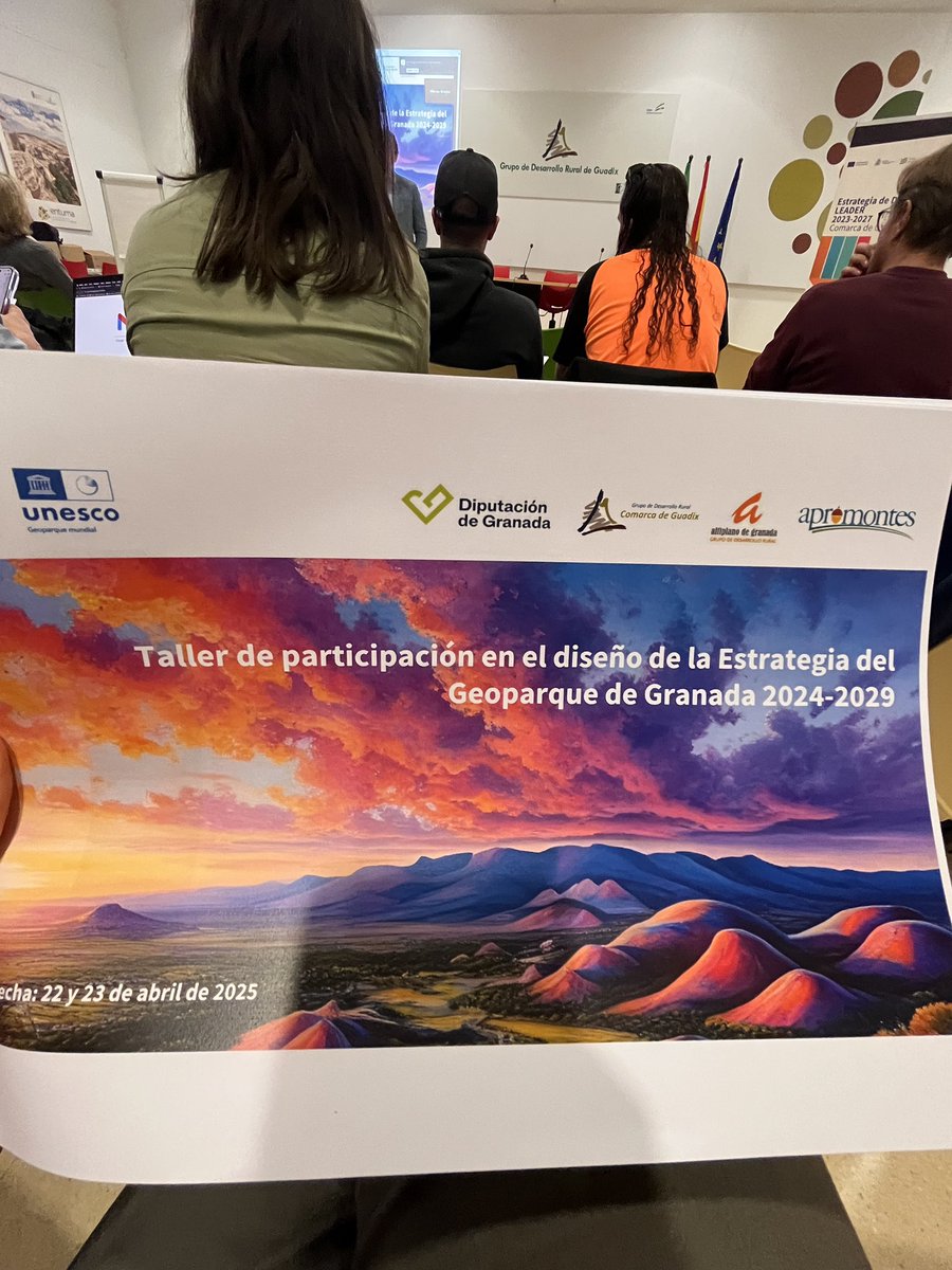 Francisco Liebana (@fliebc) on Twitter photo Comienza el taller de participación en el diseño de la ‘Estrategia del Geoparque de Granada 2024-2029’ con <a href="/ImprontaGranada/">Impronta Granada</a> <a href="/FcceeUgr/">FCCEE UGR</a> <a href="/CanalUGR/">Universidad Granada</a> <a href="/dipgra/">Diputación de Granada</a> <a href="/Aytodeguadix/">Prensa Ayuntamiento Guadix</a> Comienza el taller de participación en el diseño de la ‘Estrategia del Geoparque de Granada 2024-2029’ con <a href="/ImprontaGranada/">Impronta Granada</a> <a href="/FcceeUgr/">FCCEE UGR</a> <a href="/CanalUGR/">Universidad Granada</a> <a href="/dipgra/">Diputación de Granada</a> <a href="/Aytodeguadix/">Prensa Ayuntamiento Guadix</a>