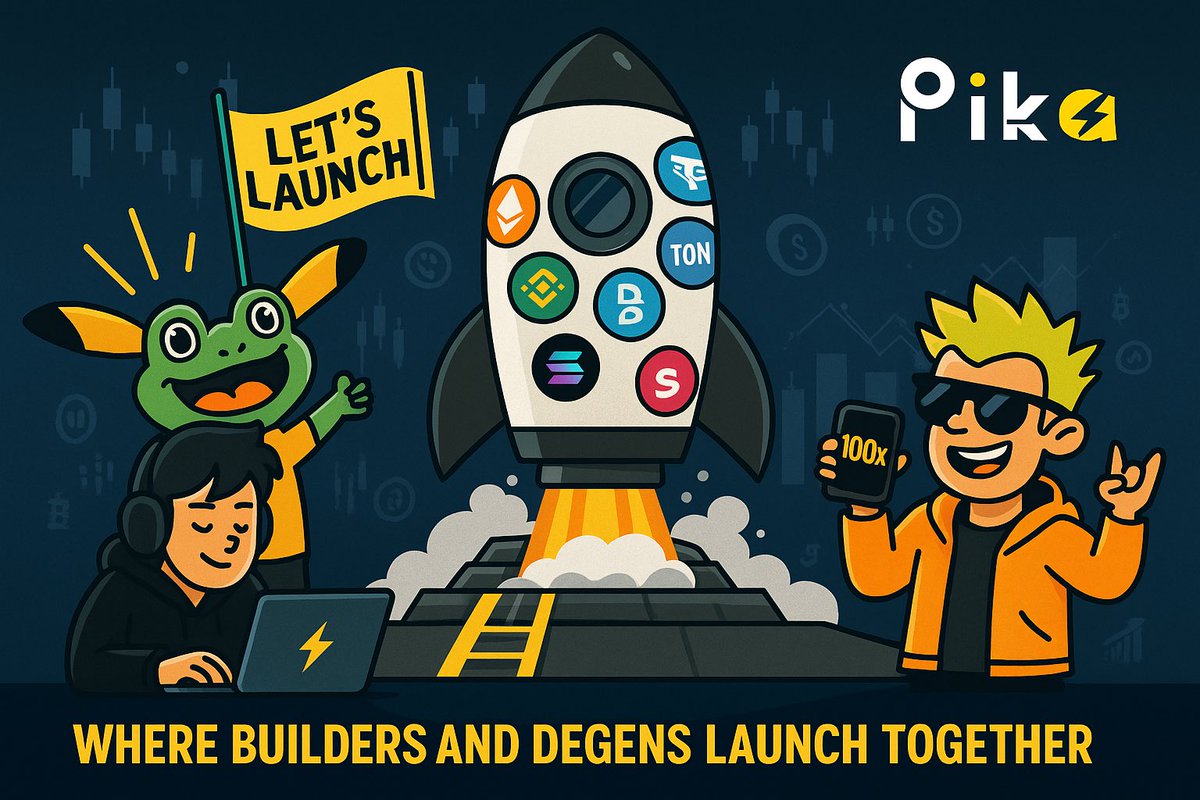 Ever seen a launchpad that acts like a meme page, thinks like a VC, and ships like a dev team on Red Bull?🐂 

⚡️That’s PIKA for you.

Multichain. Meme-friendly. Builder-powered.🔥🔥🔥
