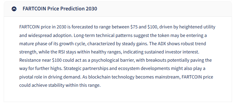 You are not bullish enough $FARTCOIN