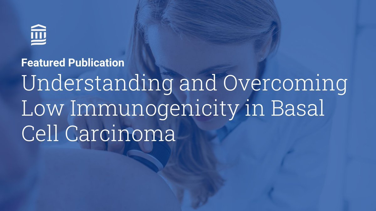 Mass General Brigham Research (@mgbresearchnews) on Twitter photo In a new study, researchers from the <a href="/MGHCancerCenter/">Mass General Cancer Center</a> and colleagues found that basal cell carcinoma’s low immunogenicity is associated with suppression of antigen presentation stemming from its cell of origin. The study was published in <a href="/CellReports/">Cell Reports</a>.
Read more: In a new study, researchers from the <a href="/MGHCancerCenter/">Mass General Cancer Center</a> and colleagues found that basal cell carcinoma’s low immunogenicity is associated with suppression of antigen presentation stemming from its cell of origin. The study was published in <a href="/CellReports/">Cell Reports</a>.
Read more: