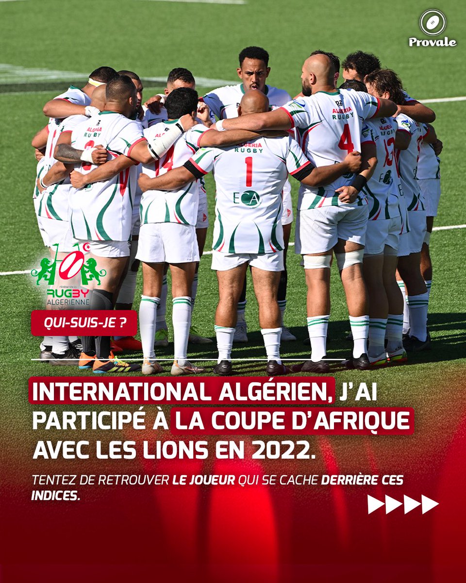 ProvaleRugby's tweet image. 🕵️‍♂️ Qui suis-je ? 🏉

Provale vous propose de jouer pour découvrir ses adhérents qui ont marqué le rugby français et international !

Swipez pour découvrir les indices ➡️ et donnez votre réponse en commentaire ! 👇

#rugby #rugbyplayer