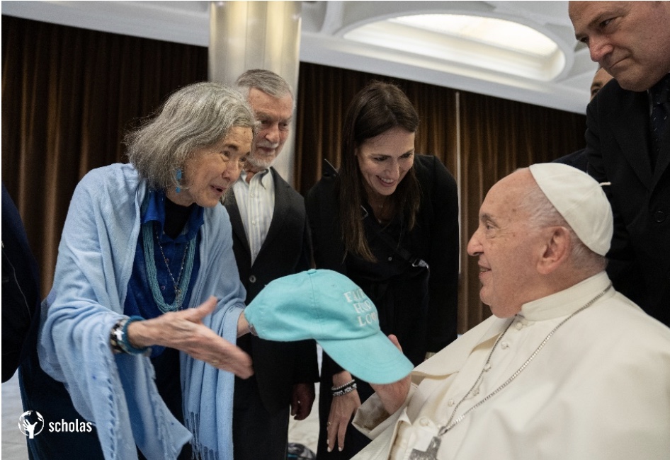 With full hearts, we honor the life and legacy of His Holiness, Pope Francis. We were deeply blessed to meet with him in the spring of 2024—an experience we will carry with us always. May his spirit continue to guide us toward a more loving, connected, and compassionate world.