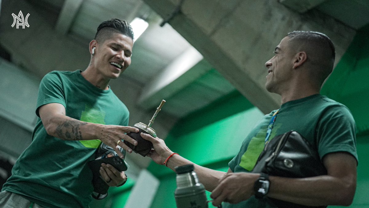 ¡Dale y compartimos ☕🧉🛡️🤠! 

📸 <a href="/nacionaloficial/">Atlético Nacional</a>