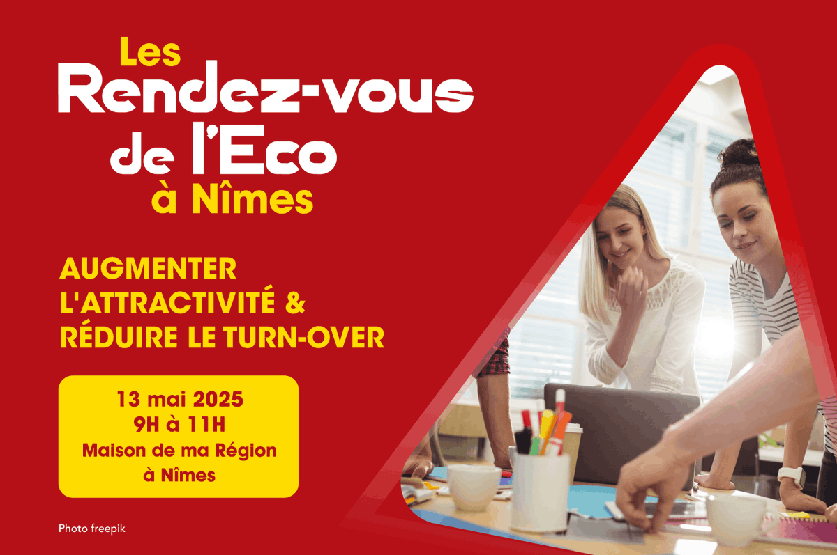 #Gard📣 Identifiez les leviers pour renforcer l’engagement des salariés et en faire un moteur de performance.  Des pistes concrètes et des retours d'expérience aideront à intégrer ces enjeux stratégiques à la gestion d’entreprise.
📍13/05 à Nîmes
📩 infos agence-adocc.com/-evenements-/a…