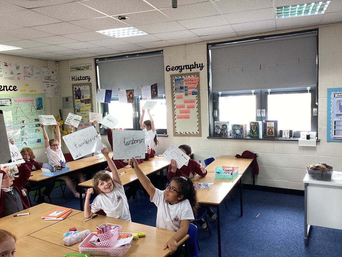 Mr Murray (@mrmurraymlp) on Twitter photo Year 4 white loved learning about new Brazilian instruments used in Samba music today!
<a href="/MabLaneMusic/">Music at Mab Lane</a> <a href="/MissWatkinsMLP/">Miss Watkins</a> Year 4 white loved learning about new Brazilian instruments used in Samba music today!
<a href="/MabLaneMusic/">Music at Mab Lane</a> <a href="/MissWatkinsMLP/">Miss Watkins</a>
