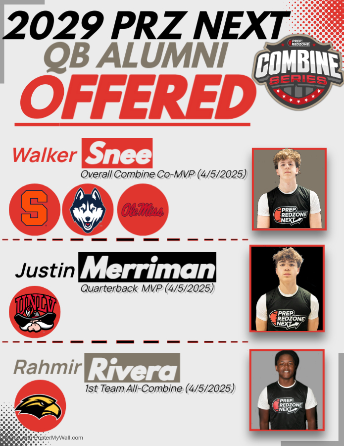 𝐀𝐋 𝐏𝐨𝐩𝐬 (@alpopsfootball) on Twitter photo 3 of the Top-5 2029 Quarterbacks at the New Jersey Prep Redzone Next Middle School Combine earlier this month, are now ⭕️ffered.
🎯| <a href="/PrepRedzoneNext/">Prep Redzone 𝙉𝙀𝙓𝙏 🏈</a>
Hey #Nashville, I'm headed your way on May 3rd.
Sign Up Here: tinyurl.com/23cndhch
<a href="/JustinMerr12/">Justin Merriman QB 2029</a> | <a href="/Walkersnee__/">Walker Snee 2029 QB</a> | 3 of the Top-5 2029 Quarterbacks at the New Jersey Prep Redzone Next Middle School Combine earlier this month, are now ⭕️ffered.
🎯| <a href="/PrepRedzoneNext/">Prep Redzone 𝙉𝙀𝙓𝙏 🏈</a>
Hey #Nashville, I'm headed your way on May 3rd.
Sign Up Here: tinyurl.com/23cndhch
<a href="/JustinMerr12/">Justin Merriman QB 2029</a> | <a href="/Walkersnee__/">Walker Snee 2029 QB</a> |