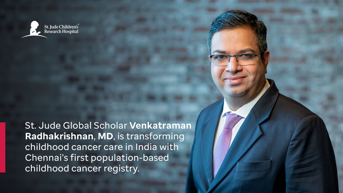 Childhood cancer survival rates are below 30% in resource-limited countries, partly due to underdiagnosis and lack of reliable data. A new registry created by St. Jude Global Scholar Venkatraman Radhakrishnan, MD, is addressing this gap in Chennai, India.