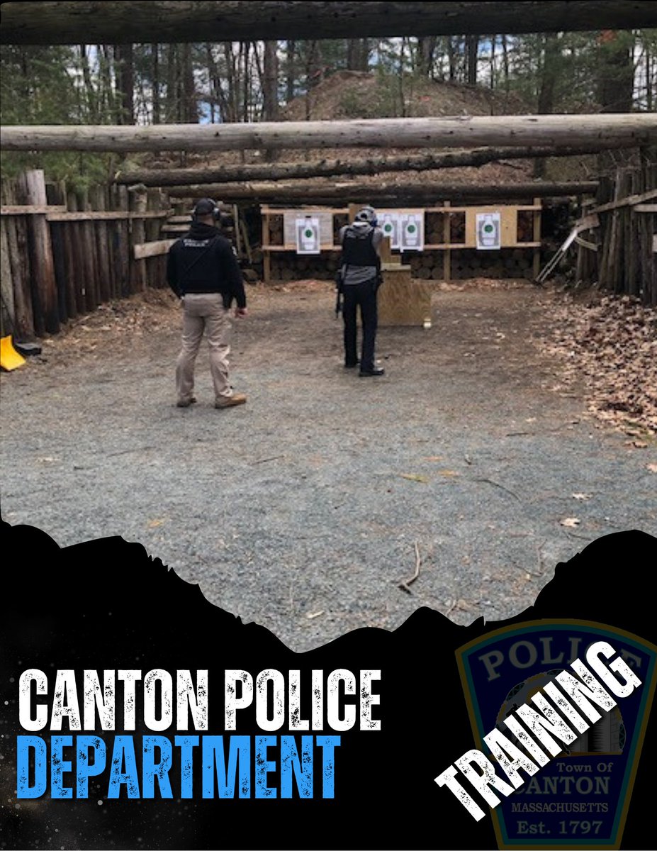CantonMAPolice's tweet image. Last week, the Canton Police Department conducted firearms training. Officers received both practical and classroom training taught by MPTC Certified Instructors.