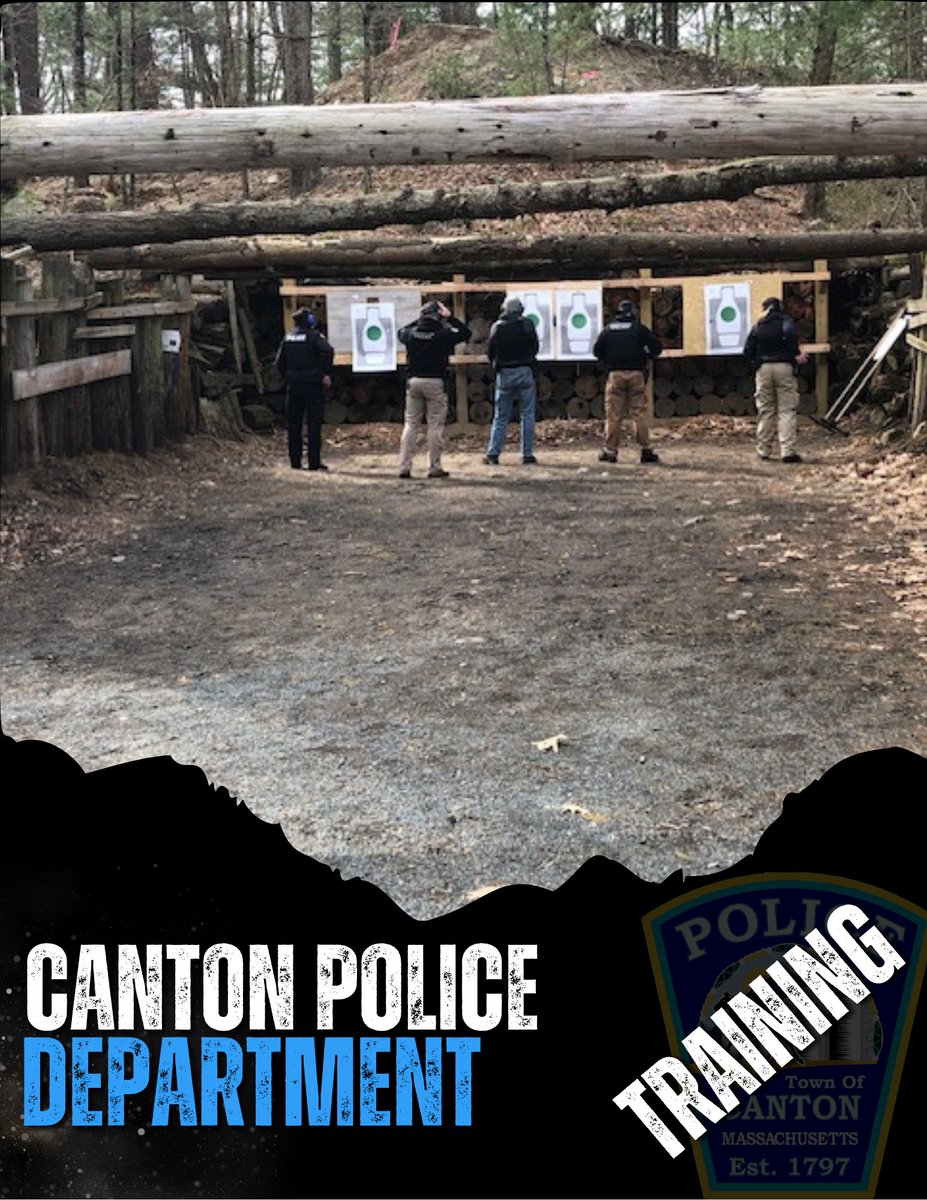 CantonMAPolice's tweet image. Last week, the Canton Police Department conducted firearms training. Officers received both practical and classroom training taught by MPTC Certified Instructors.