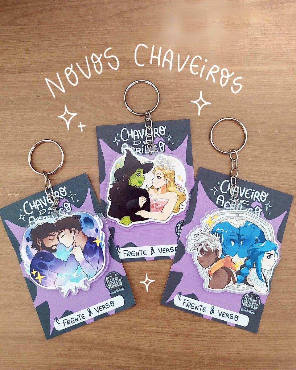Chegaram novos chaveiros na loja online! Qual seu favorito? 💜 

shopee.com.br/studiompup ✨