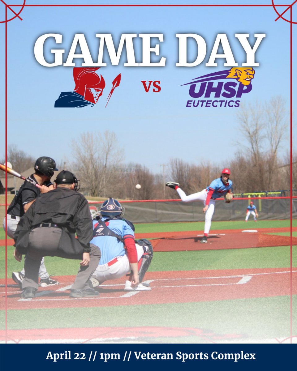 GAMEDAY!
The Trojans finish up their season in an AMC double header against the Eutectics of UHSP. 
First pitch: 1:00 PM

Live stream: youtube.com/@hlgu_trojans/…