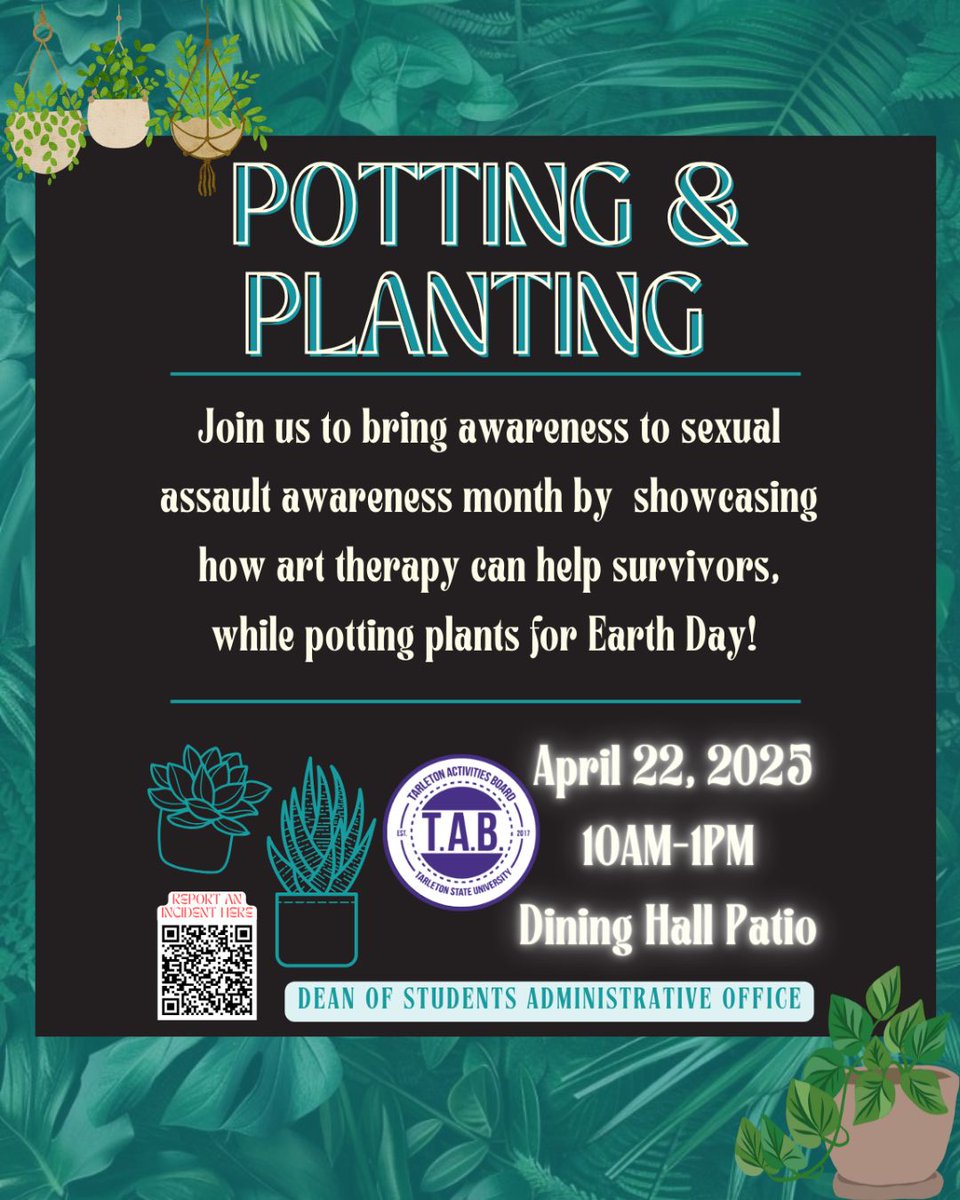 Wear Denim with PurposeNext week, wear denim for SAAM and show your support on Denim Day.

IT is proud to join the campus in standing for awareness, and compassion.
Stop by before 1 PM to plant green and share the love!

Wear jeans. Grow change. Start the conversation.