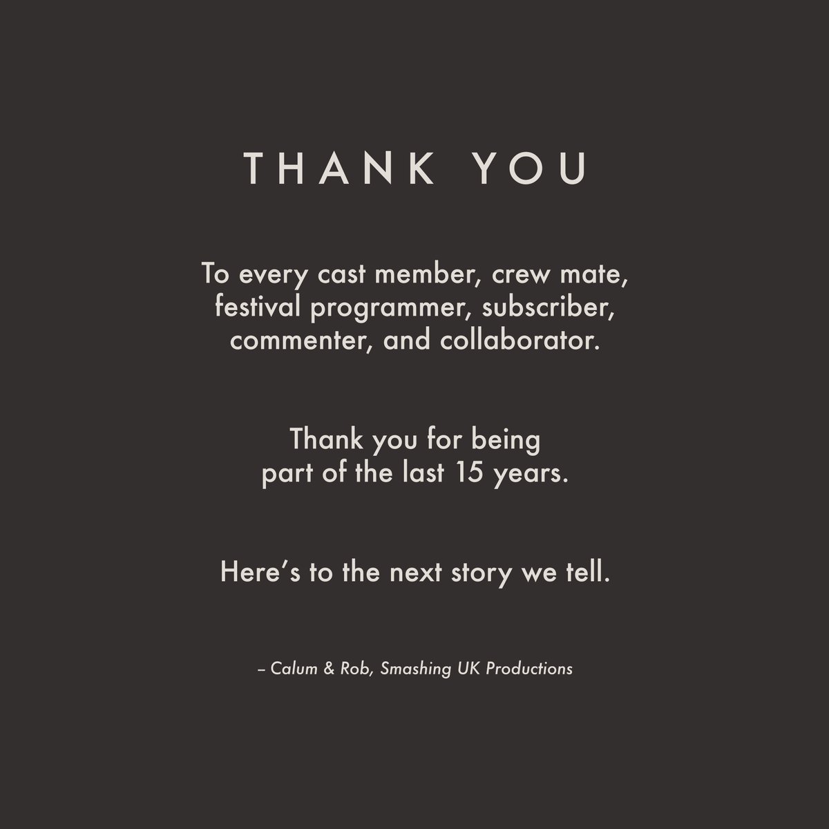 SmashingUKProd's tweet image. 15 years ago, Smashing UK Productions began in Worcestershire. From Cannes to BAFTA to 22M views, it's been a wild ride. Here's to the next chapter! 🔥🎬

#smashinguk15 #filmjourney #indiefilm #cannes #bafta