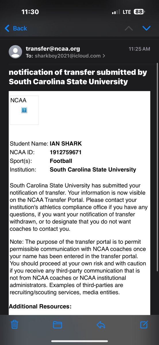 ian_shark's tweet image. Thank you South Carolina State 🐶.
I am officially in the Transfer Portal.
South Carolina State Grad Transfer
6’2 310lbs Guard
25 starts and or games played in
2 Meac Championships
1 Black college National Championship
Can play right or Left Guard