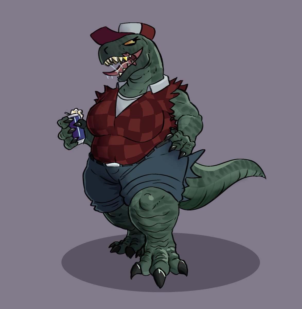 art trade with <a href="/mr_dinobutt/">MRDINOBUTT (@mrdinobutt.bsky.social)</a>