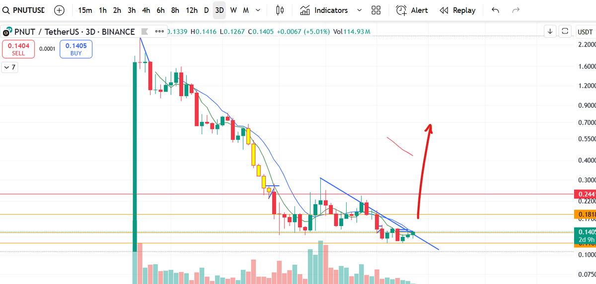 CryptoTisa1's tweet photo. Buying $20000 $PNUT here 

Retweet if you buy #PNUT https://t.co/iBOytwfHOv