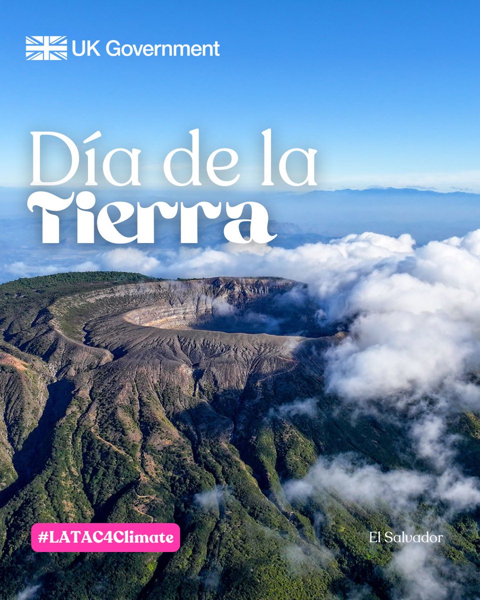 UKinElSalvador's tweet photo. Hoy en el #DiaDeLaTierra reafirmamos nuestro compromiso de proteger el planeta🌎 

Te invitamos a ser parte de la solución. ¿Qué acción tomarás tú? Cuéntanos y hagámoslo juntos🫂 #latac4climate #EarthDay https://t.co/ebFMPNhJZP